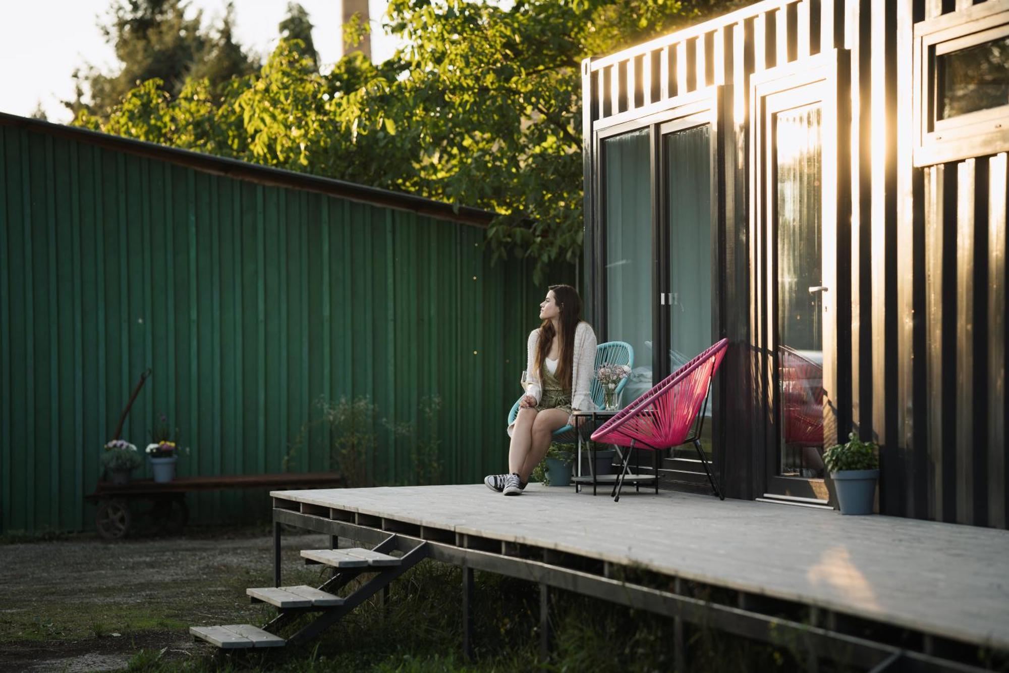 Container Apartment Decin Exterior photo